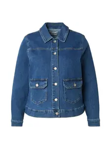 ONLY Carmakoma Prechodná bunda 'CARMADISON'  modrá denim