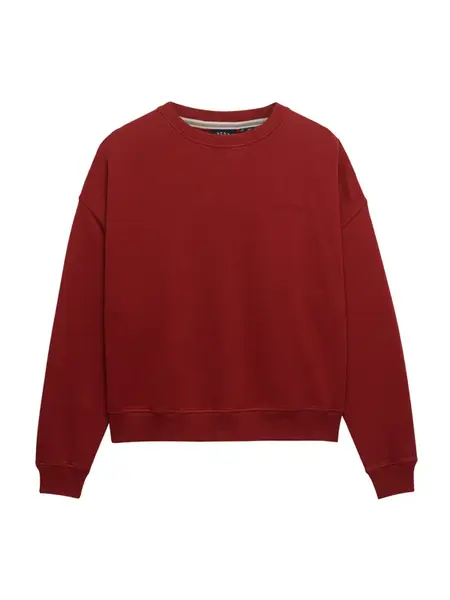 Superdry & Co Mikina 'Essentials'  tmavočervená