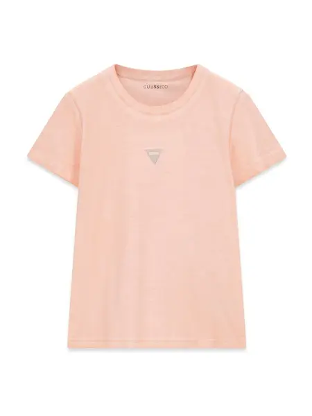 GUESS Tričko  rosé / strieborná