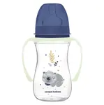 CANPOL BABIES Antikoliková fľaša EasyStart sleepy koala modrá 240 ml
