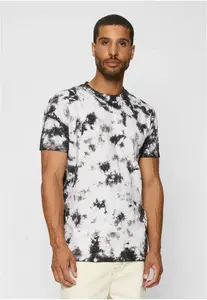 Black Tie Dye Tee White/Black