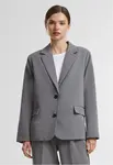 Women's long jacket gray