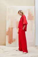 Marisse Women's Trousers Z-Sp-4527 Red