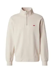 LEVI'S ® Mikina 'Original Housemark Quarter-Zip Pullover'  krémová