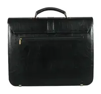 Pánska aktovka REAbags 7173 - čierna/nikel