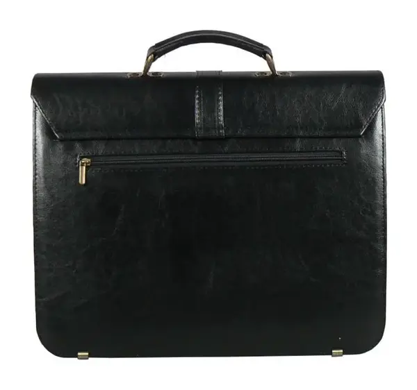 Pánska aktovka REAbags 7173 - čierna/nikel