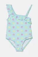 Jednodílné dětské plavky Guess modrá barva, J5GZ45 MC052