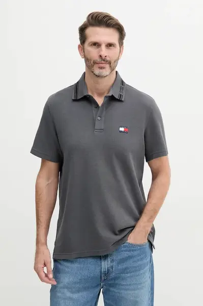 Bavlněné polo tričko Tommy Jeans