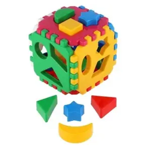 Vkládačka kocka plast 12x12cm