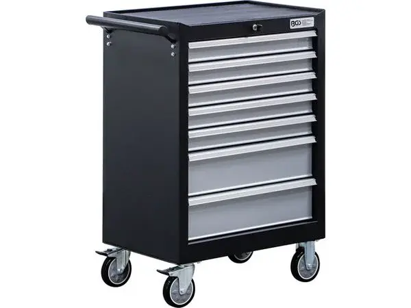 BGS Technic BGS 4235 Dílenský vozík, pojízdný, 7 zásuvek. Prázdný