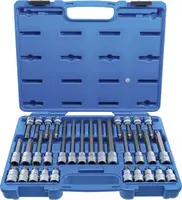 BGS technic Zástrčné hlavice TORX Plus s otvorem 1/2", TPS20-TPS70, sada 32 dílů - BGS 5191