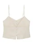 Pull&Bear Top 'PACIFIC'  piesková