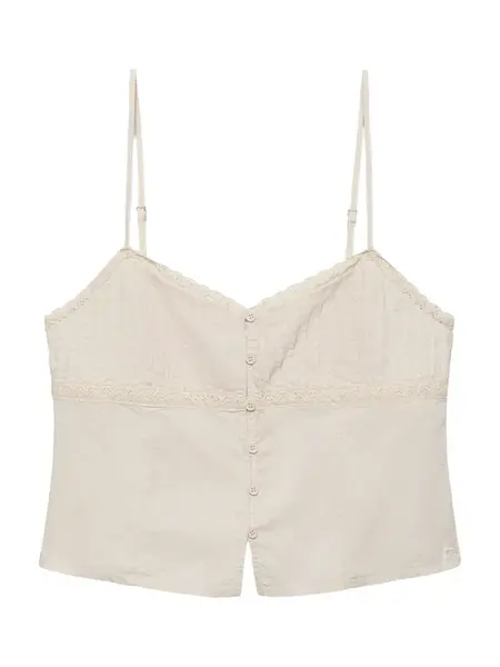 Pull&Bear Top 'PACIFIC'  piesková