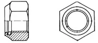 MDtools Matice 6hranné samojisticí DIN 985, rozměr M12x1,75 mm, výška 12 mm, balení 6 kusů Velikost: M4x0.7 mm