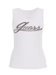 GUESS Top  čadičová / biela