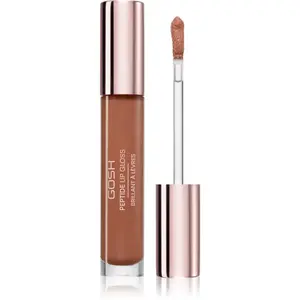 GOSH COPENHAGEN Peptide Lip Gloss lesk na rty s peptidy odstín 007 Chocolate Mousse 7 ml
