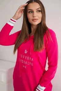 Šaty Brooklyn fuchsiové