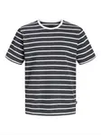 Jack & Jones Plus Tričko 'JPRBLANOLAN'  grafitová / biela