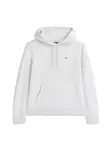 Tommy Jeans Mikina 'Flag Embroidery Drawstring'  svetlosivá
