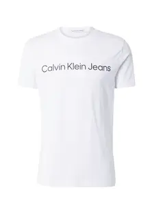 Calvin Klein Jeans Tričko  čierna / biela