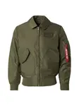 ALPHA INDUSTRIES Prechodná bunda 'CWU-36/P TT'  olivová / červená