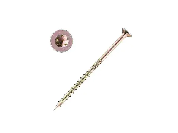 Konstrukční vrut se zápustnou hlavou Torx T25 4,5x70mm 200ks