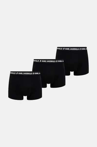 Karl Lagerfeld přiléhavé boxerky pánské bavlněné s elastanem 3-pack