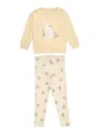 Lindex Set 'Rabbit'  modrá / pastelovo žltá / zelená / ružová