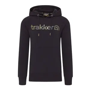 Trakker mikina cr logo hoody black camo - l