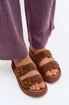 Kožené semišové dámské platformové sandály Vinceza