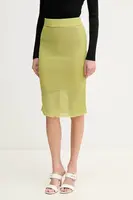 Sukně Pinko zelená barva, midi, 104892 A2EB