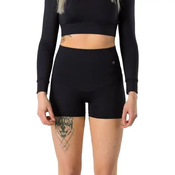 GOLDBEE PULL-DOWN SHORTS Dámské stahovací kraťásky, černá, velikost