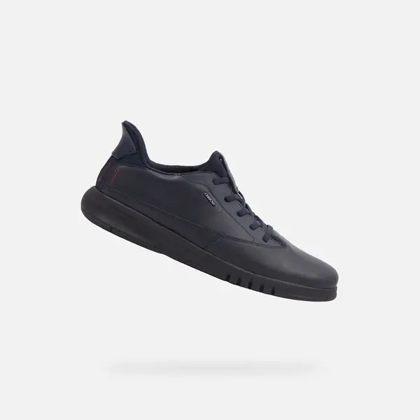 Black men's sneakers Geox Aerantis Plus Fast in - Men's
