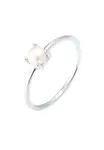 ELLI Prsteň  strieborná / perlovo biela