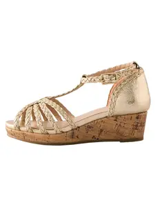 Next Sandále  zlatá