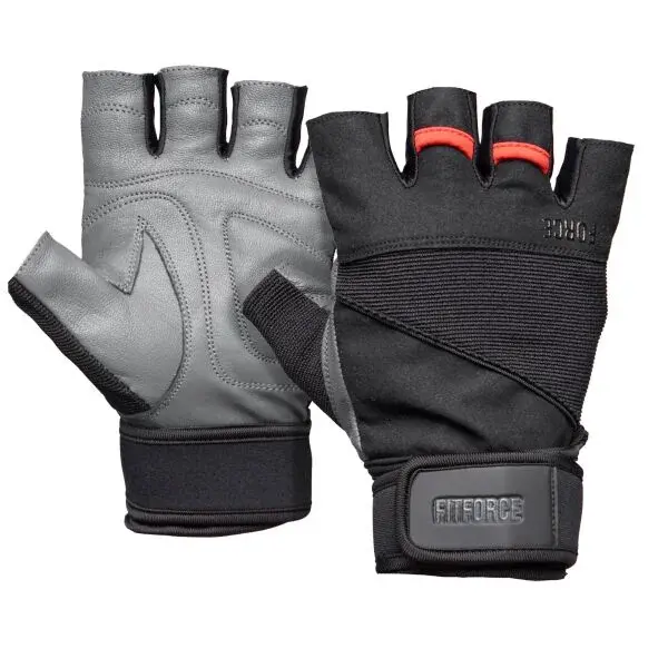 Fitforce FERAL Fitness rukavice, čierna, veľkosť