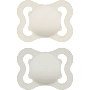 MAM Supreme 0m+ dudlík Beige/ Grey 2 ks