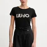 Tričko Liu Jo dámské, černá barva, VA5154.JS003