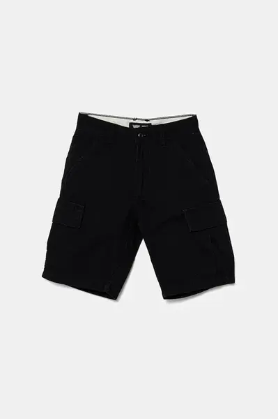 Dětské bavlněné šortky Vans Service Cargo Short černá barva, VN0007Z6BLK1