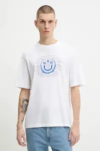 HUGO Blue Bavlněné tričko Hugo Blue Namerix