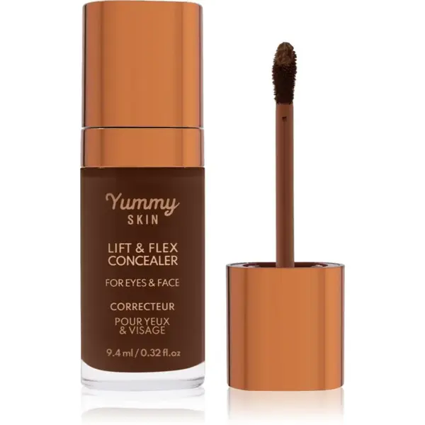 Danessa Myricks Beauty Yummy Skin Lift & Flex Concealer tekutý korektor s matným efektem odstín 19 - Deep with Warm Undertones 8.4 ml