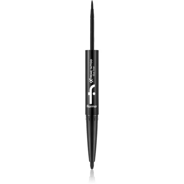 flormar Extreme Tattoo Duo Liner linka na oči 2 v 1 odstín 001 Black 2.66 g
