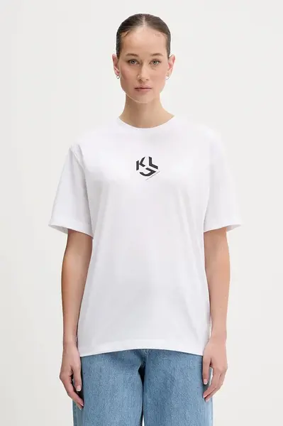 Karl Lagerfeld Jeans tričko dámské s bavlnou