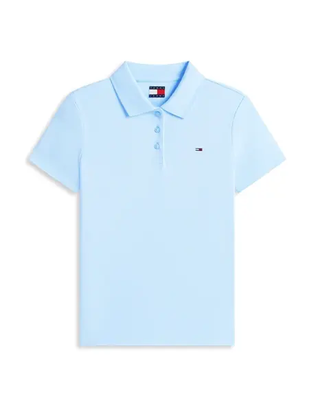 Tommy Jeans Tričko 'ESSENTIAL'  nebesky modrá