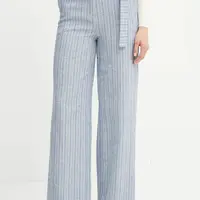 Kalhoty s příměsí lnu Fracomina