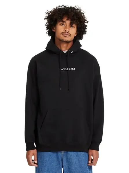 Volcom pánská mikina Stone Po Black | Černá | Velikost XL