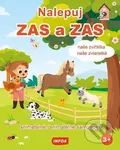 Nalepuj ZAS a ZAS - Naše zvířátka / Naše zvieratká - snímatelné / snímateľné samolepky - kniha z kategorie Samolepky