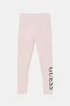 Dětské legíny Guess růžová barva, s potiskem, K3YB01 J1314