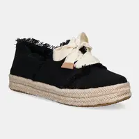 Tenisky Toms BEACHSIDE WOVEN/FRAY černá barva, 10021856