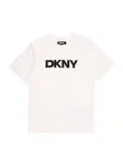 DKNY Tričko  čierna / biela